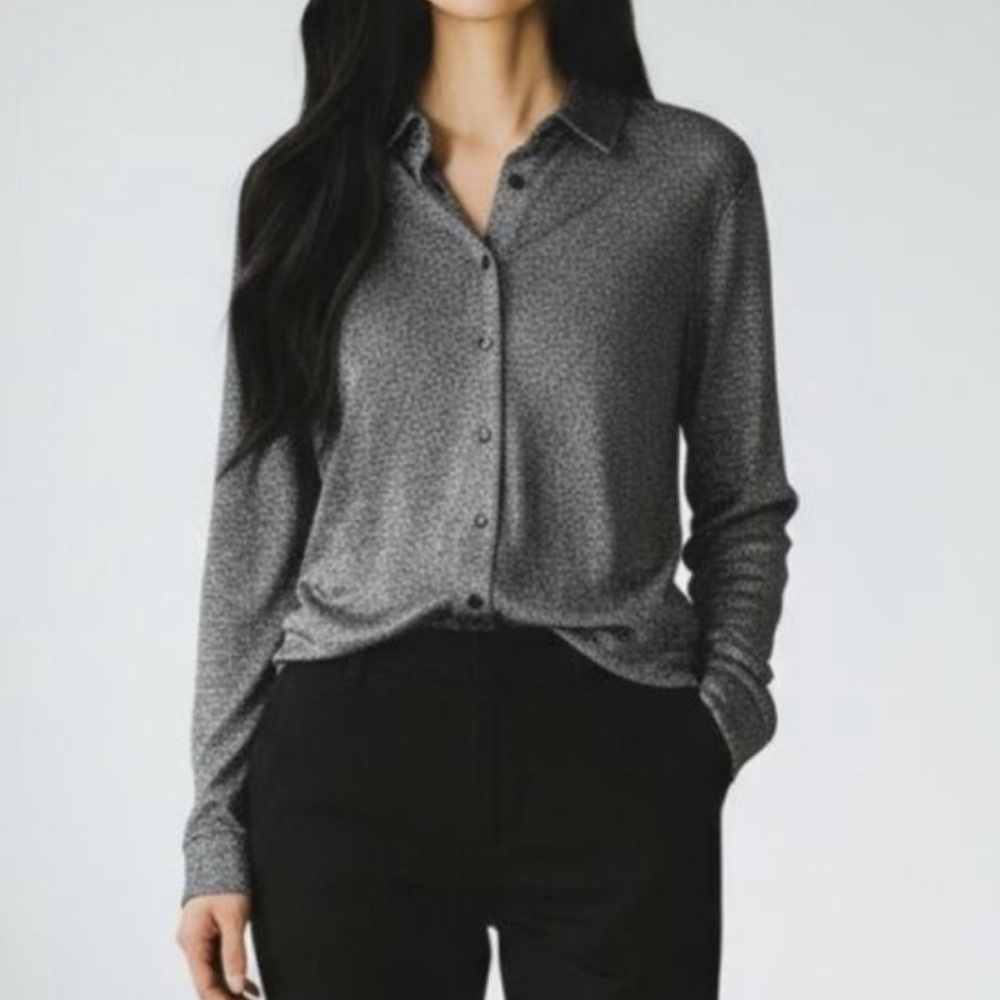 NWT! Knot Sisters Shimmer Button-Down Top